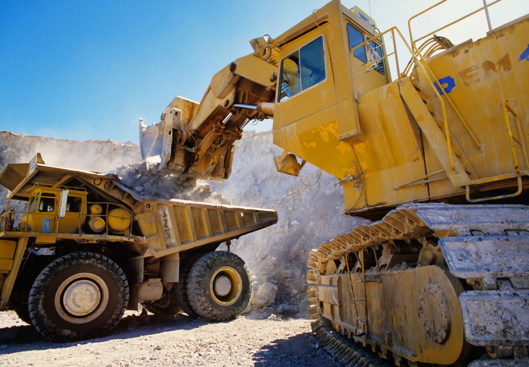 Large earth moving heavy equipment G&D Integrated